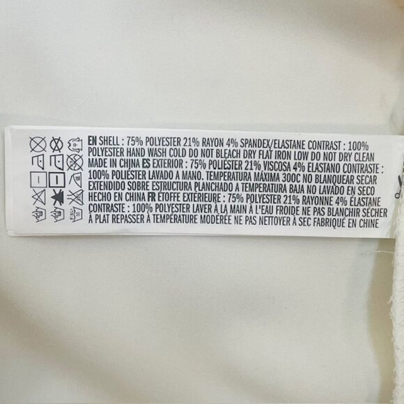 FOREVER 21 Ivory Floral Lace Sheath Sleeveless Dress - Size Medium - Picture 5 of 5